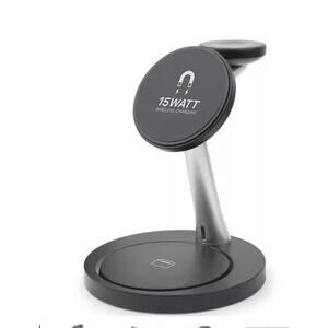 Smart Gear 3 in 1 Wireless Charging Station Magnetic iPhone Apple Watch AirPods